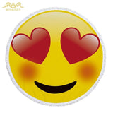 Funny Emoji Beach Towel