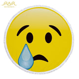 Funny Emoji Beach Towel