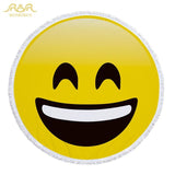 Funny Emoji Beach Towel
