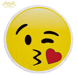Funny Emoji Beach Towel