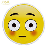 Funny Emoji Beach Towel