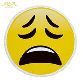 Funny Emoji Beach Towel
