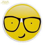 Funny Emoji Beach Towel