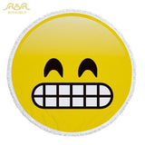 Funny Emoji Beach Towel