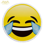 Funny Emoji Beach Towel