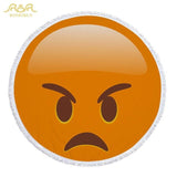 Funny Emoji Beach Towel
