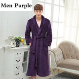 Lovers Thick Warm Shower Robe