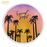 Tropical Palm Beach Towel