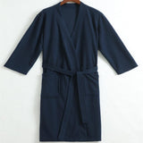 Men Waffle Shower Robe