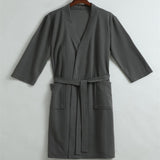 Men Waffle Shower Robe