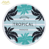 Tropical Palm Beach Towel