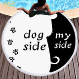Dog Side Beach Towel