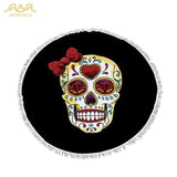 Sugar Skull Beach Towel