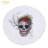 Sugar Skull Beach Towel
