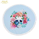 Sugar Skull Beach Towel