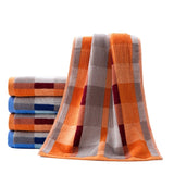 35 * 73cm Checkered Soft Cotton Face Towel