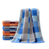 35 * 73cm Checkered Soft Cotton Face Towel