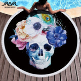 Sugar Skull Beach Towel