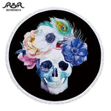Sugar Skull Beach Towel
