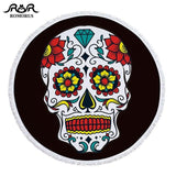 Sugar Skull Beach Towel