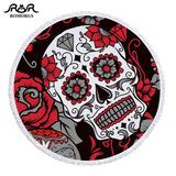 Sugar Skull Beach Towel