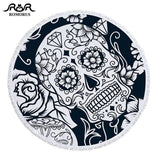 Sugar Skull Beach Towel
