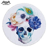 Sugar Skull Beach Towel