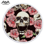 Sugar Skull Beach Towel