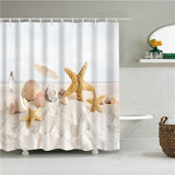 Seaside Scenic Beach Shower Curtain