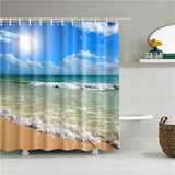 Seaside Scenic Beach Shower Curtain