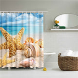 Seaside Scenic Beach Shower Curtain