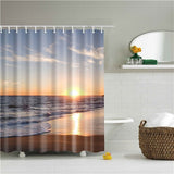 Seaside Scenic Beach Shower Curtain