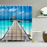 Seaside Scenic Beach Shower Curtain