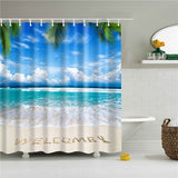 Seaside Scenic Beach Shower Curtain