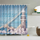 Seaside Scenic Beach Shower Curtain
