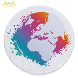 World Map Beach Towel