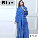 Extra Long Dobby Coral Shower Robe