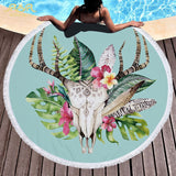 Deer Elk Beach Towel