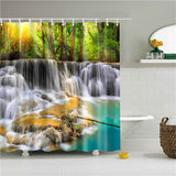 Modern Landscape Shower Curtain