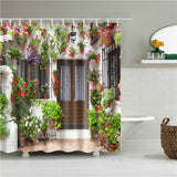 Modern Landscape Shower Curtain
