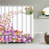 Modern Landscape Shower Curtain