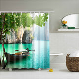 Modern Landscape Shower Curtain