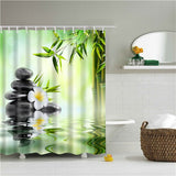 Modern Landscape Shower Curtain
