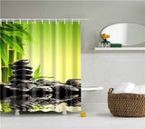 Modern Landscape Shower Curtain