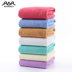 Super Absorbent Solid Color Face Towel