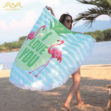 Flamingo Beach Towel