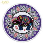 Mandala Elephant Beach Towel