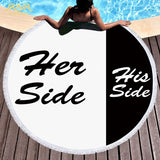 Pattern His and Her Beach Towel