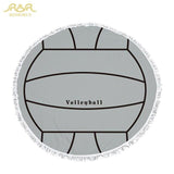 Football Beach Towel