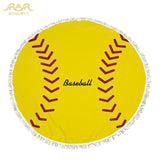 Football Beach Towel